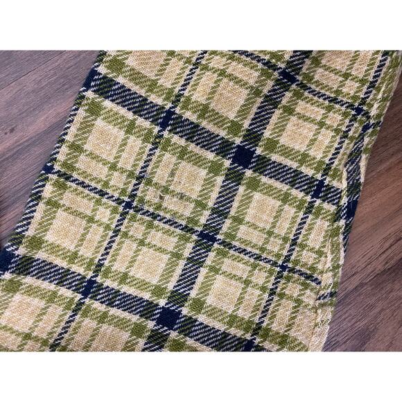 VTG 60s Pendleton Board Shirt USA loop collar wool tweed plaid flannel shirt L - Picture 8 of 8